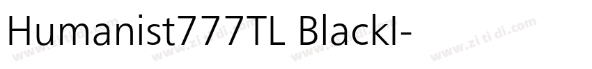 Humanist777TL BlackI字体转换 Humanist777TL BlackI字体转换